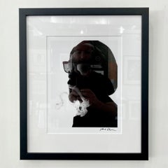 Snoop Dogg by Jake Chessum, framed 9x12" print