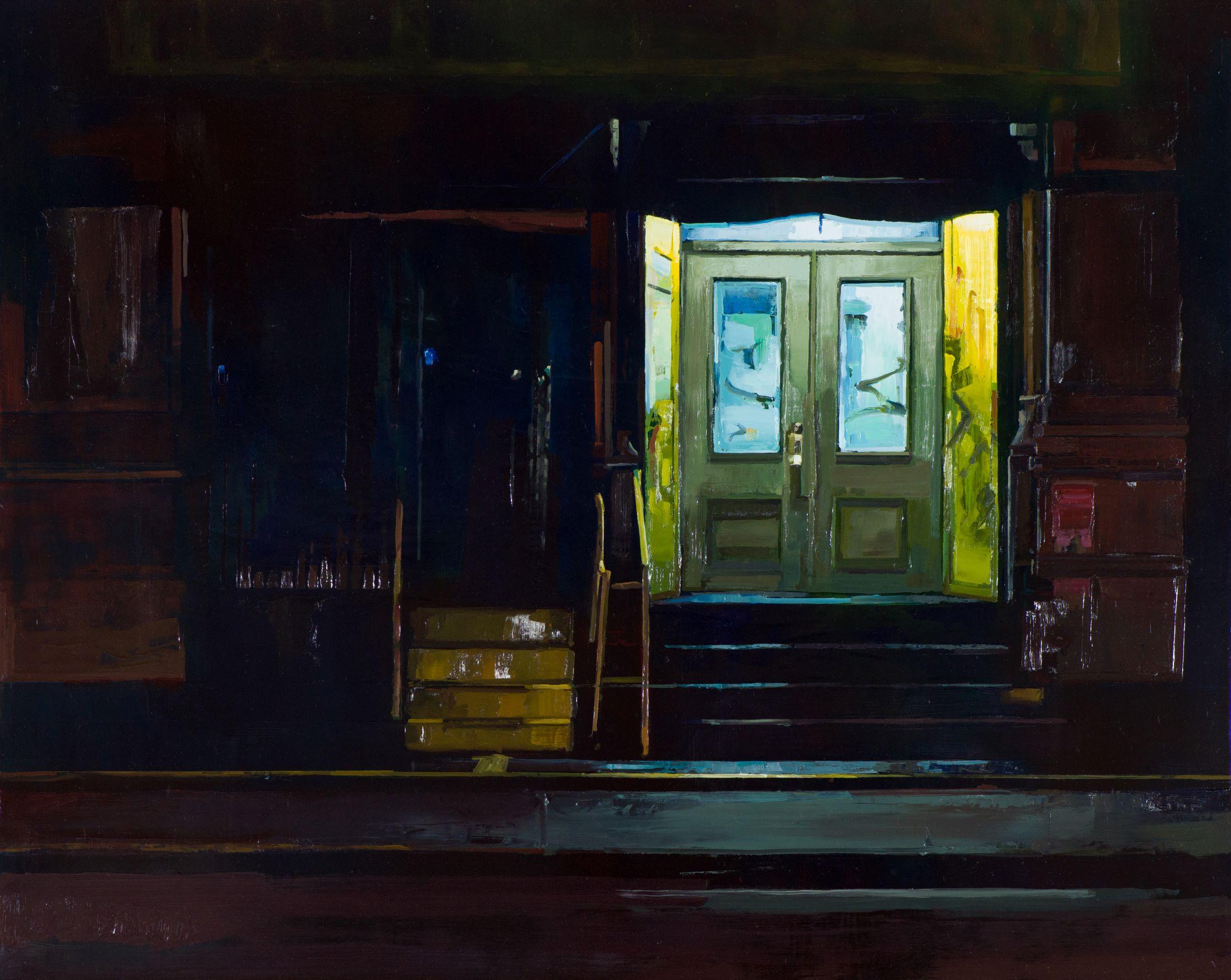 Jake Fischer Still-Life Painting - Doorsteps