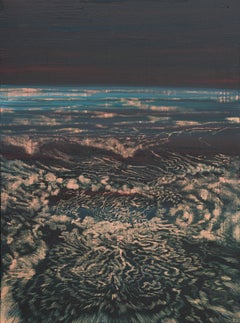 Dites bonjour à nos nuages bien-aimés, dites que nos retrouvailles sont proches, peinture