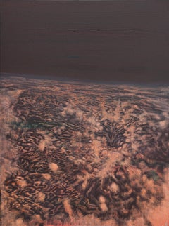 Dites bonjour à nos nuages bien-aimés, dites que nos retrouvailles sont proches, peinture