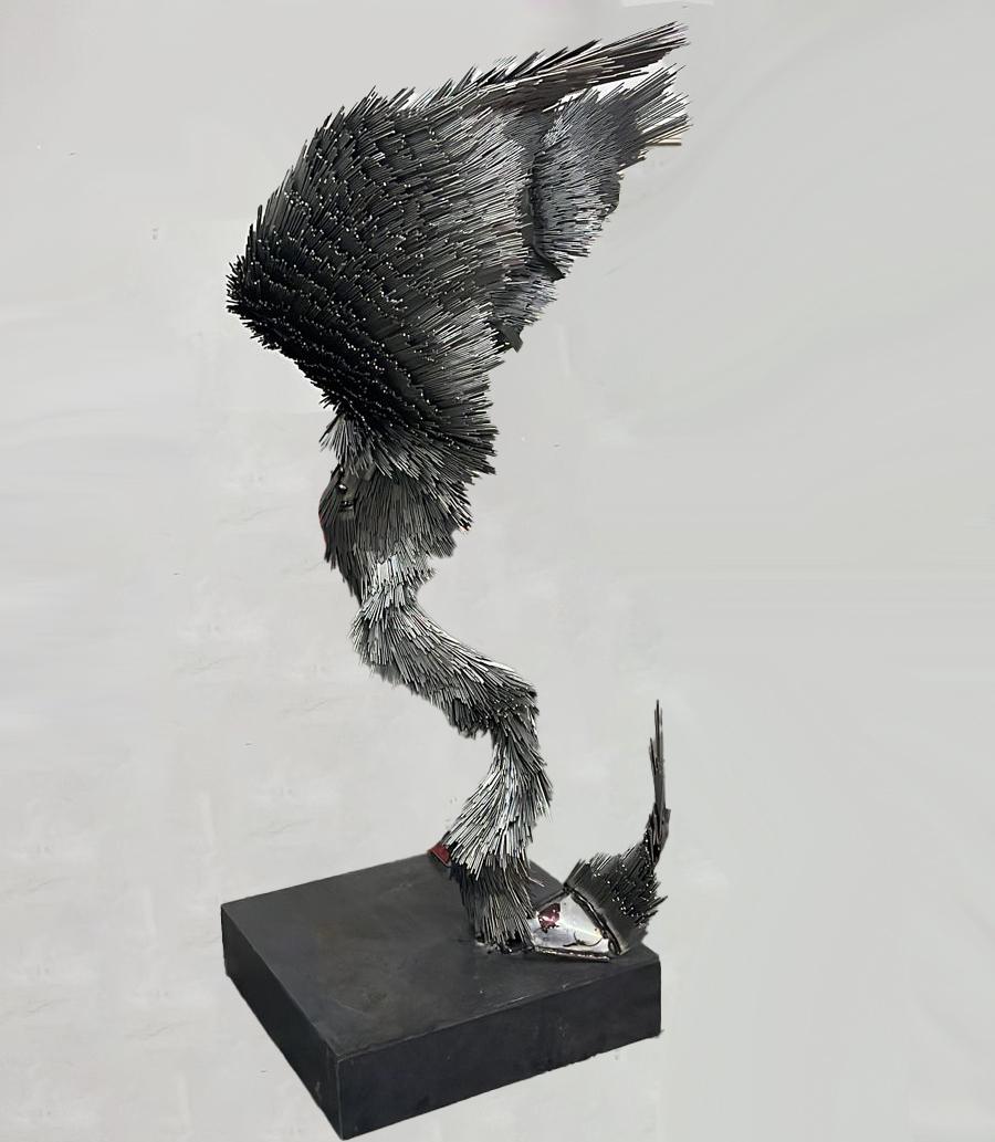 Jake Michael Singer Figurative Sculpture - Fate Murmured