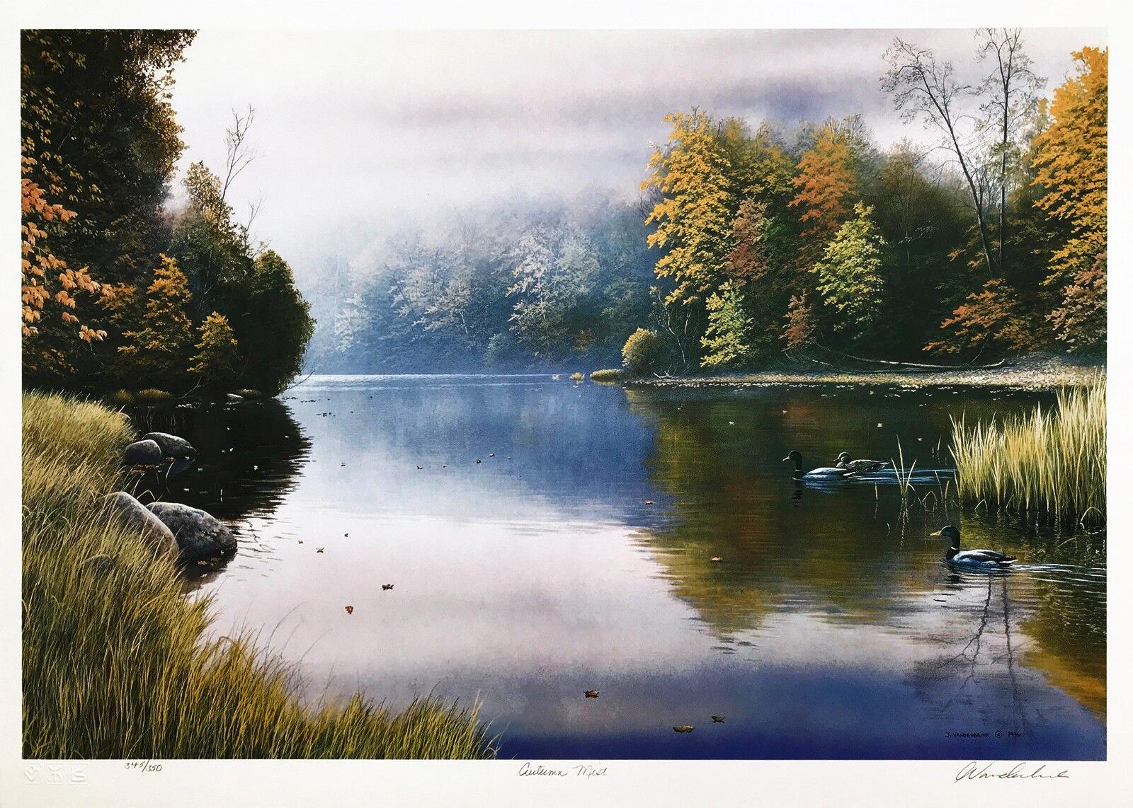 Jake Vandenbrink Figurative Print - AUTUMN MIST