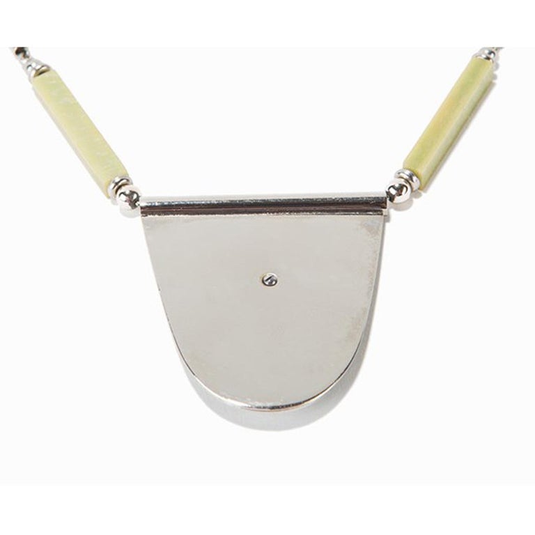Jakob Bengel, Art Deco necklace with galalith, c. 1930 For Sale at 1stDibs