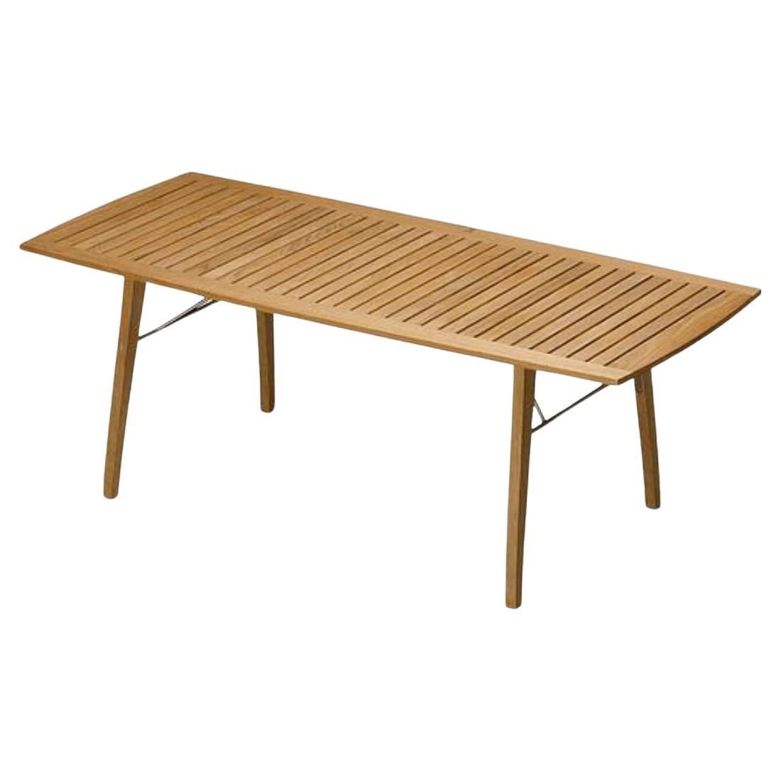 Jakob Berg Outdoor 'Ballare' Adjustable Teak Dining Table for Skagerak