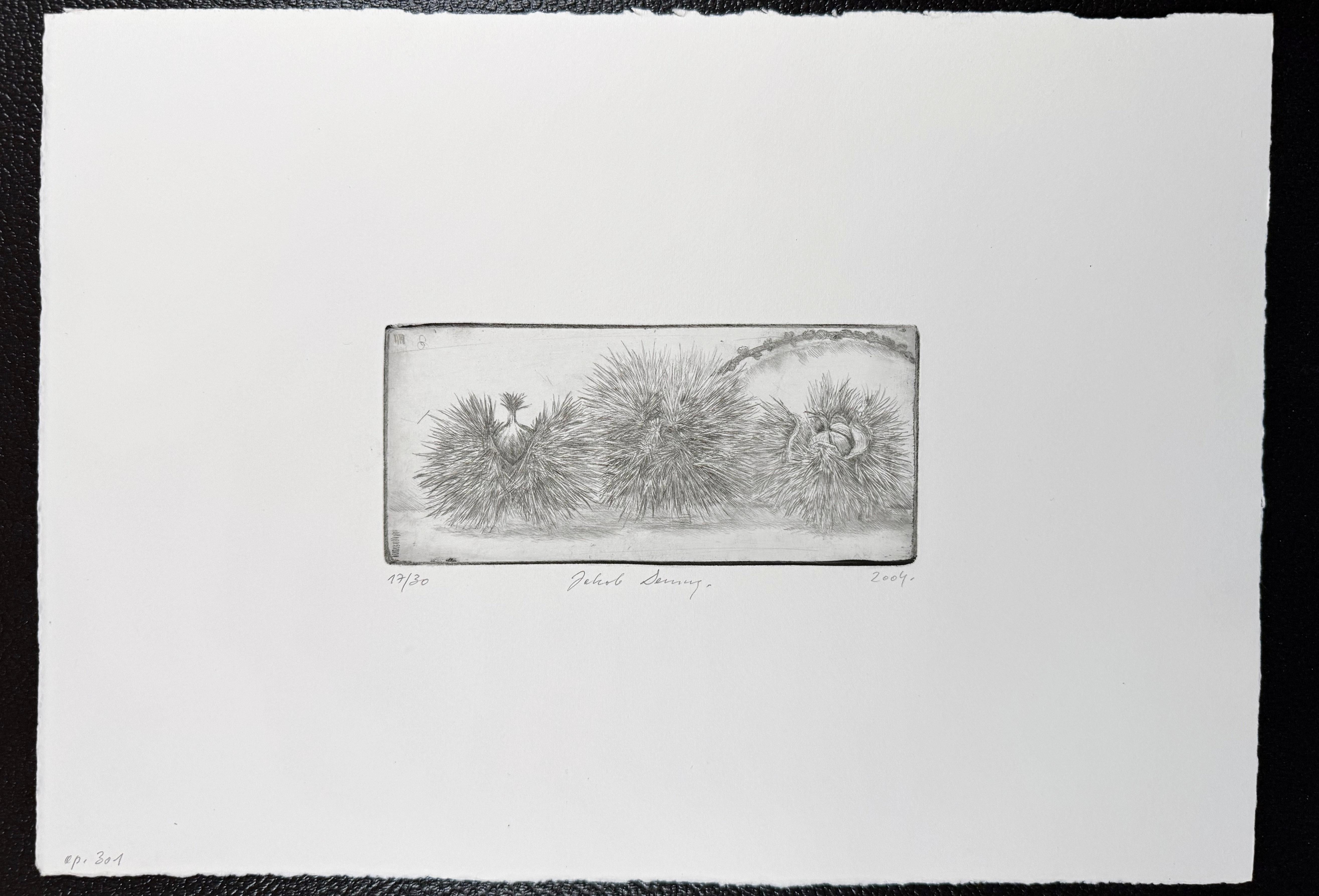 Op. 301 Three Marrons - Print by Jakob Demus