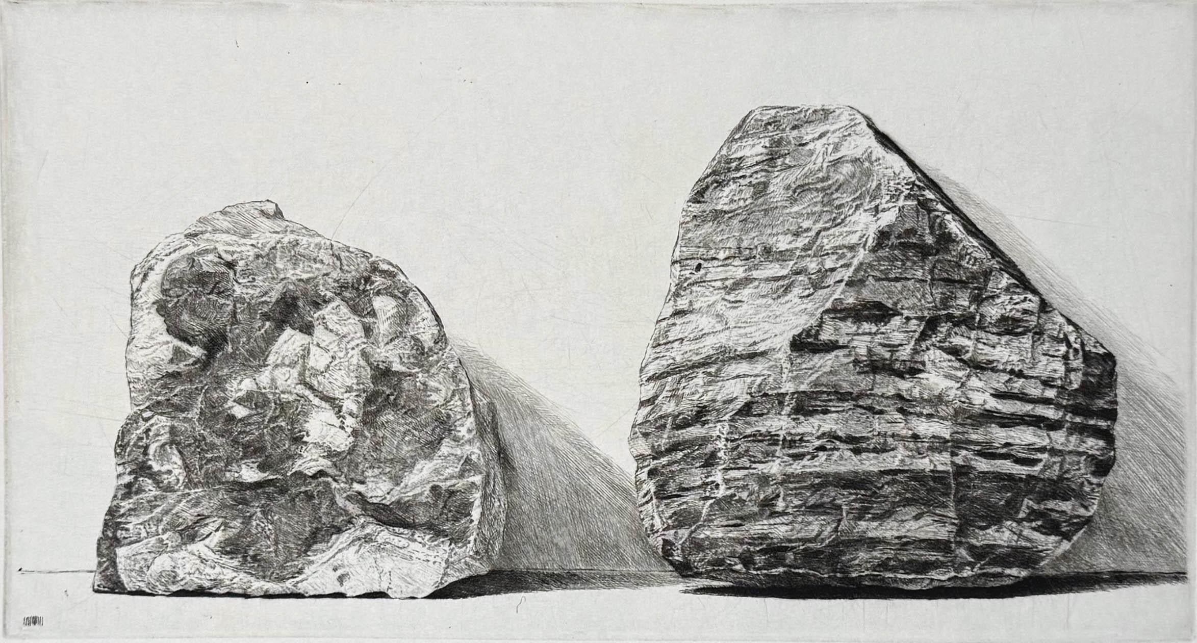 Op.197 Phrixos y Helle, Punta seca de diamante de Jakob Demus. El título procede de la mitología griega.  Las piedras eran algunas de las muchas que recogió Demus, a partir de las cuales hizo "retratos" dotándolas de una historia y una personalidad