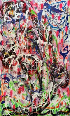 Spring Blossoms, Mixed Media on Canvas