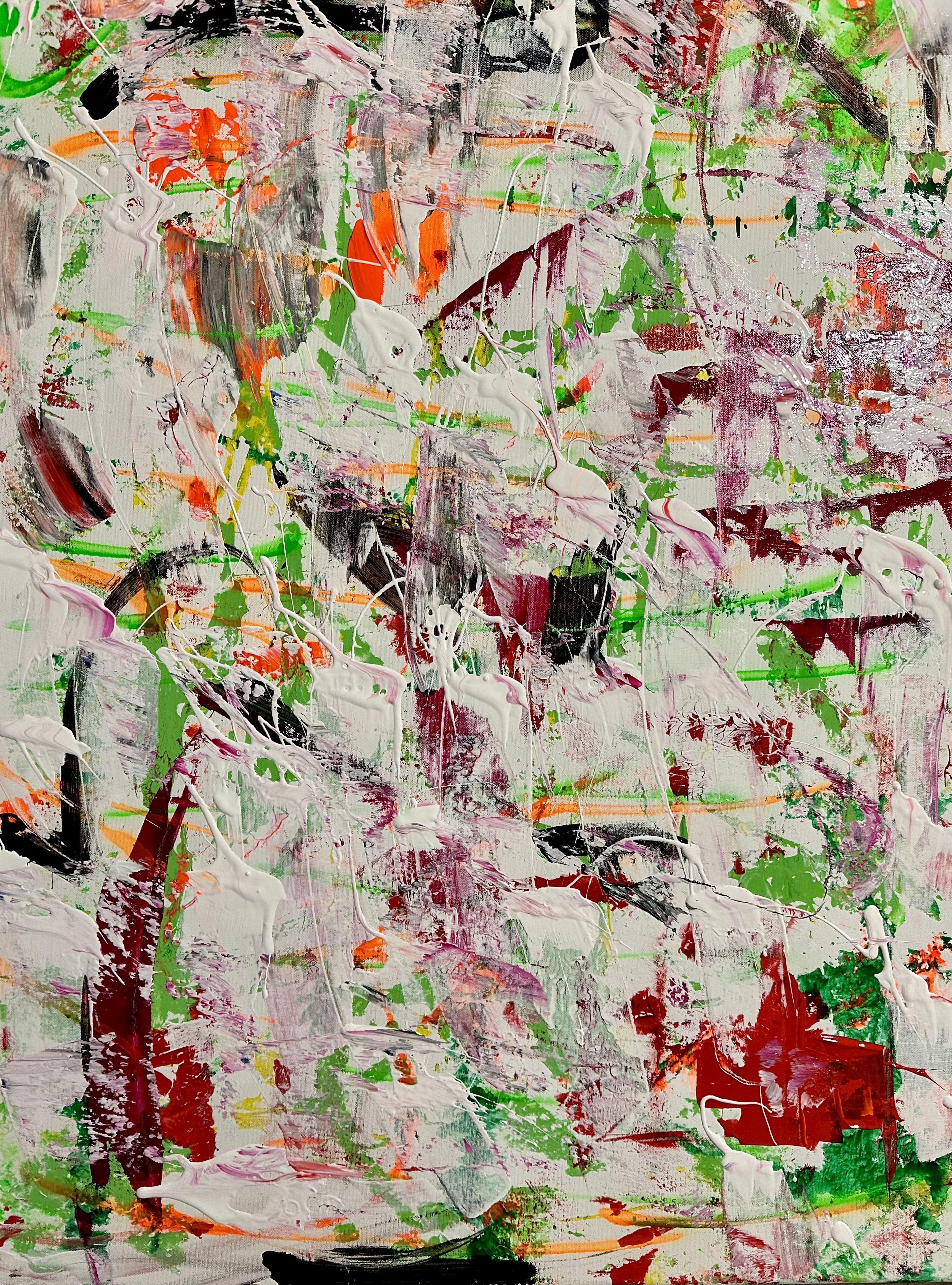 Abstract Painting de Jakob Gold - D-28, Pintura, Acrílico sobre lienzo