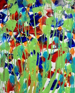 Mystic Green, Painting, Acrylic on Canvas