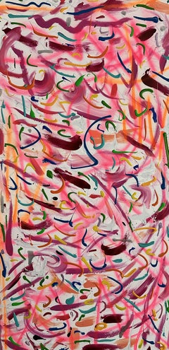 Rosa45, Gemälde, Acryl auf Leinwand