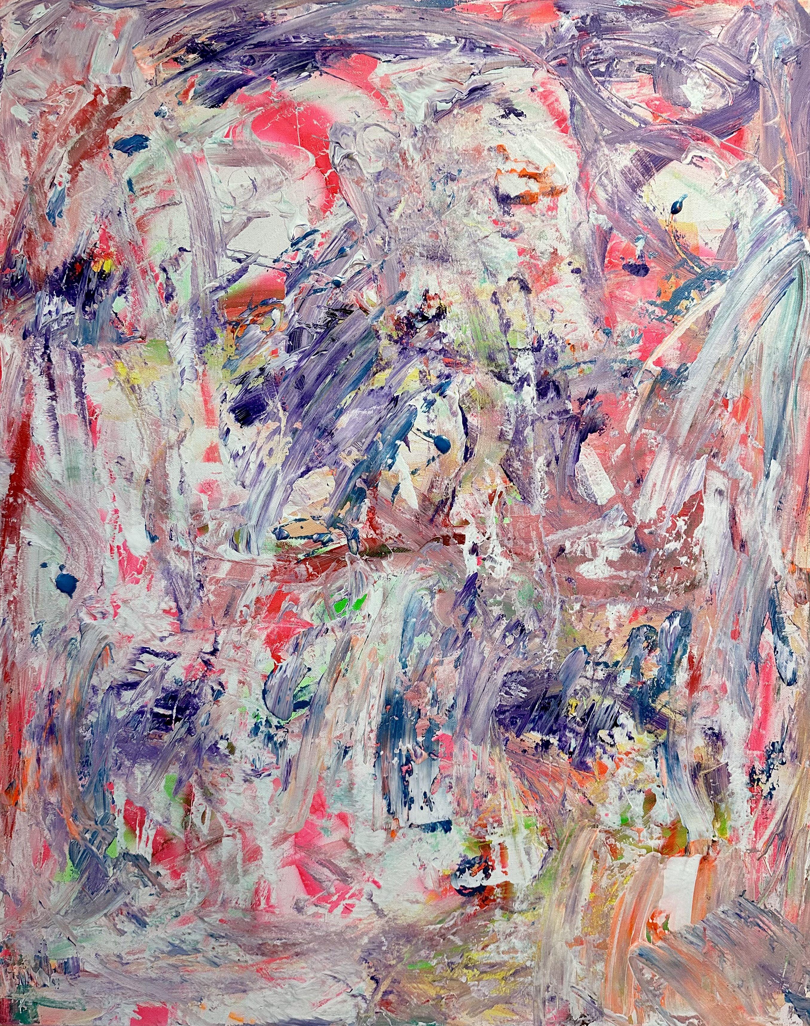 Abstract Painting de Jakob Gold - Resalte primaveral, Pintura, Acrílico sobre lienzo