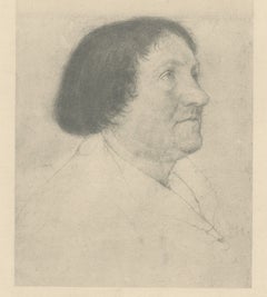 Jakob Meyer zum Hasen after Hans Holbein, Original Antique Print, circa 1900