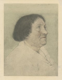 Jakob Meyer zum Hasen, Basel Mayor, after Holbein, Print, circa 1900