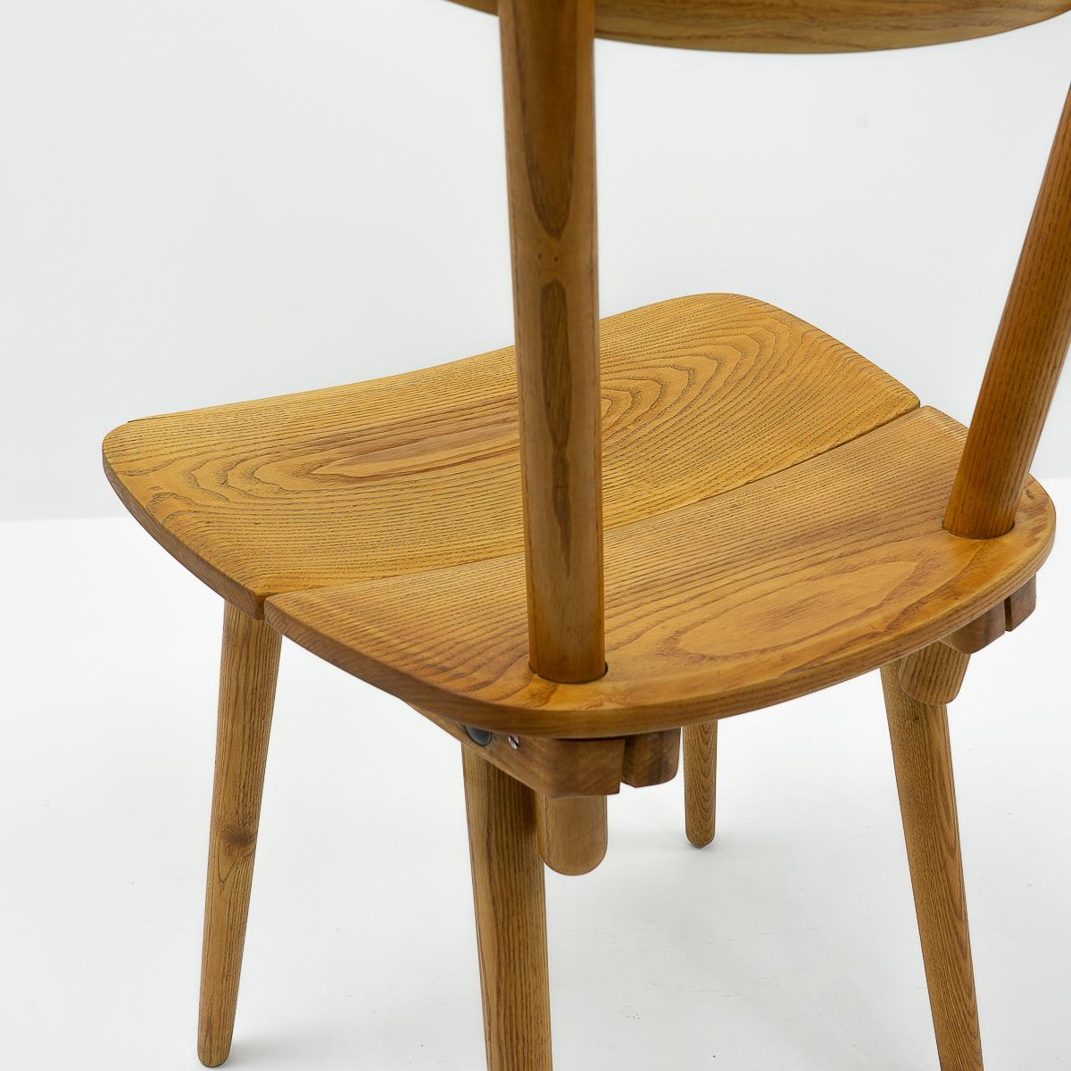 Mid-Century Modern Jakob Müller Side Chair for Wohnhilfe, Switzerland, 1950s For Sale