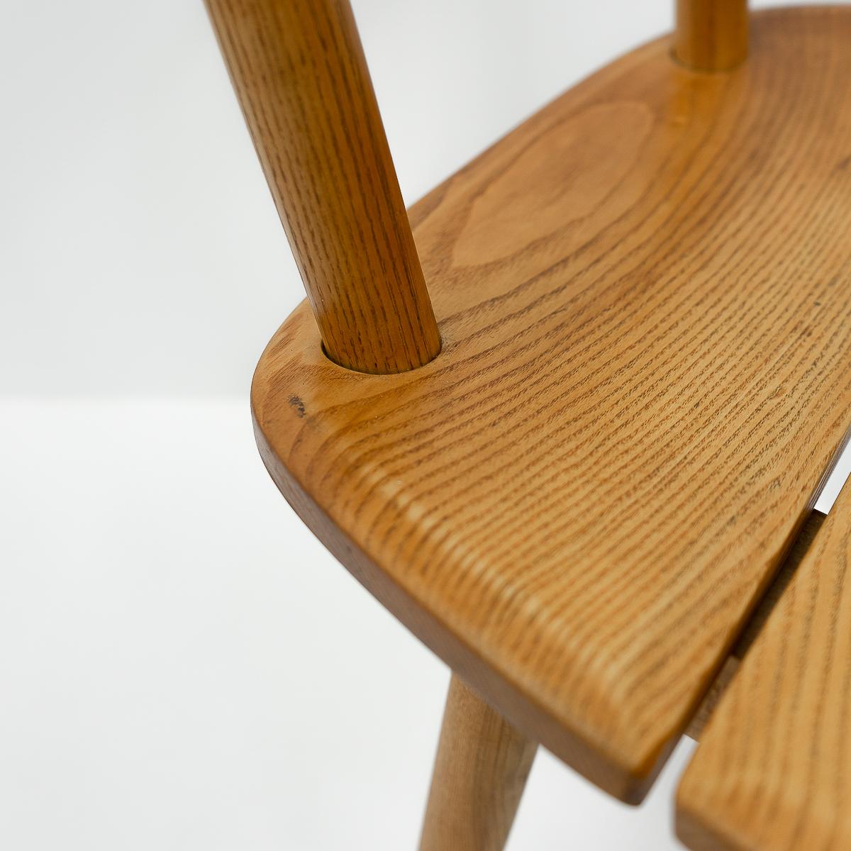 Jakob Müller Side Chair for Wohnhilfe, Switzerland, 1950s For Sale 2