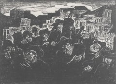 Jakob Steinhardt "19/30" Judaica Woodcut
