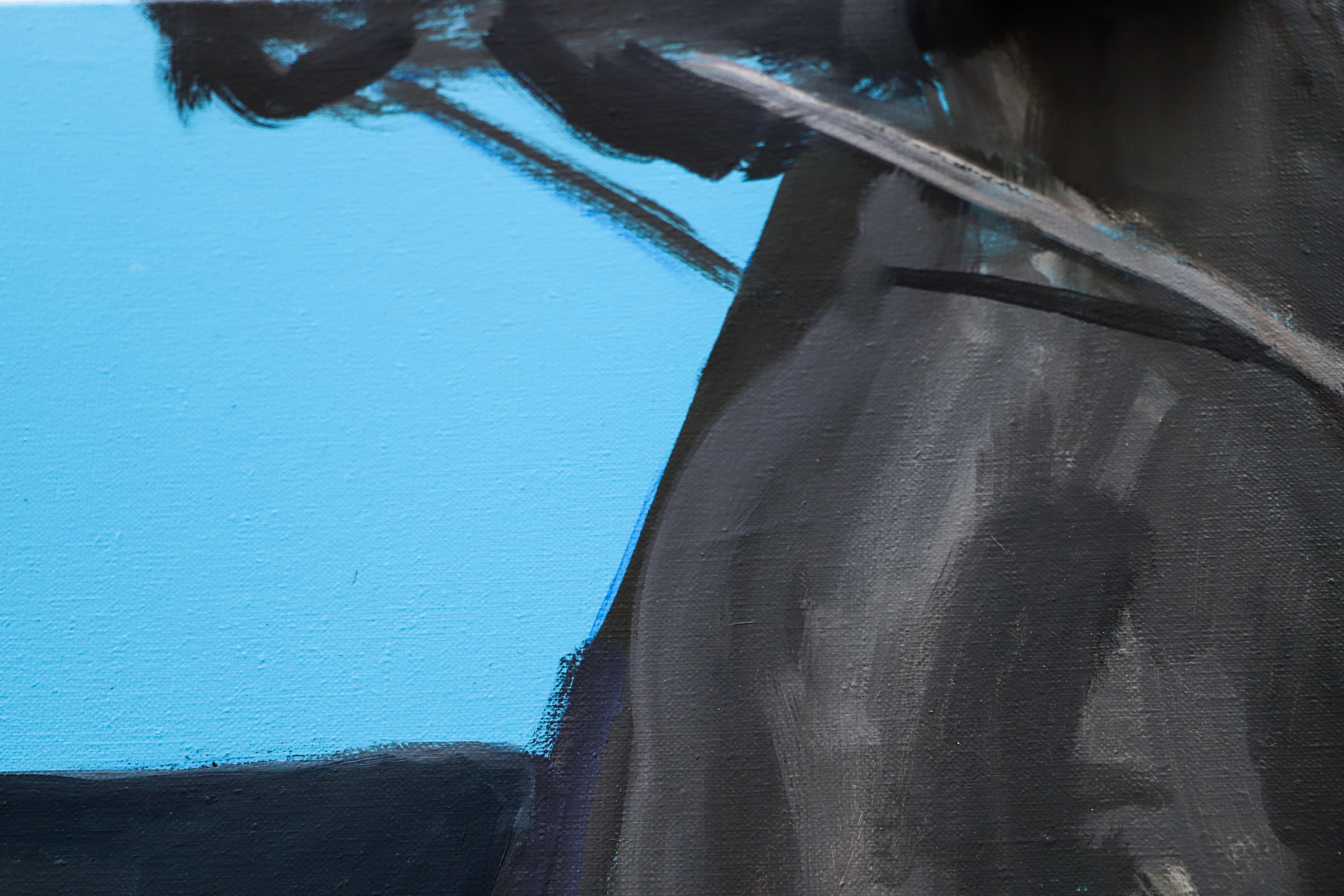 Gris De Payne, from Ex Heroes Series - Large Format Oil Painting, Monument For Sale 5