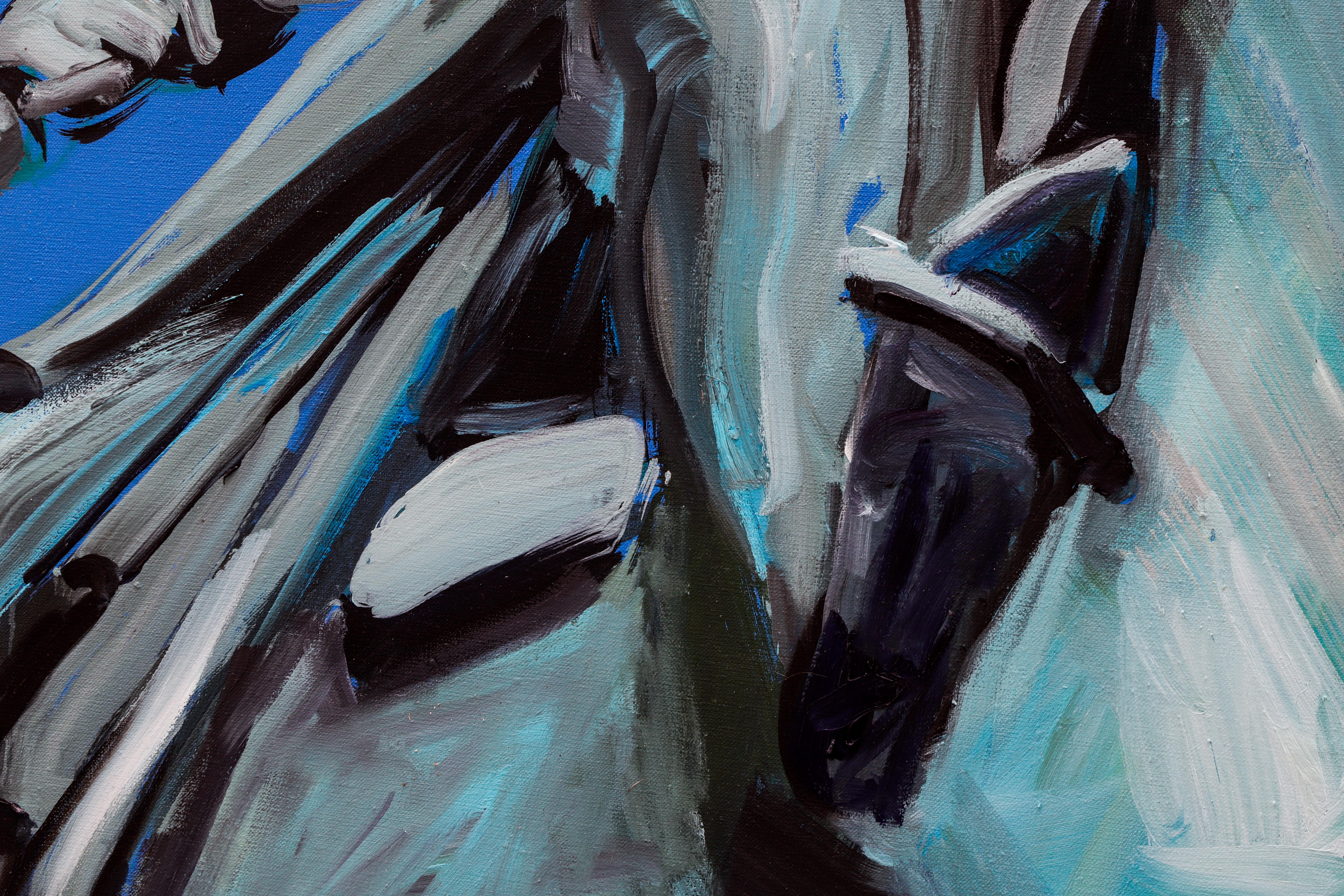 Terra Verde, from Ex Heroes Series - Large Format Oil Painting, Monument Statue For Sale 4