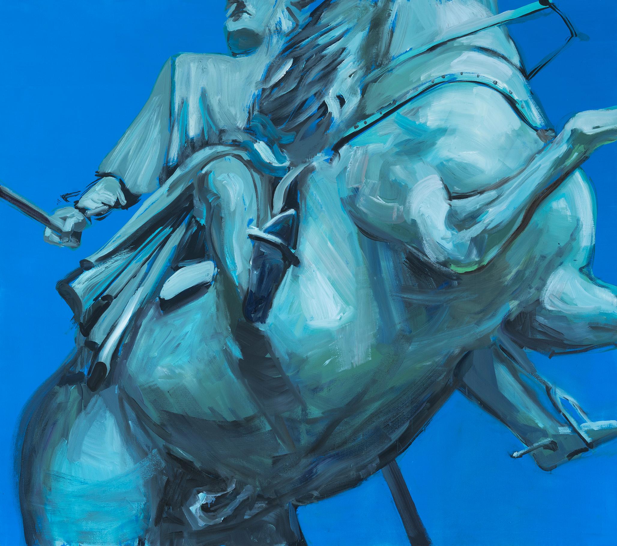 Terra Verde, from Ex Heroes Series - Large Format Oil Painting, Monument Statue