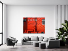 Untitled  ( Red ) - Contemporary Powerful Figurative Oil Painting, Large Format