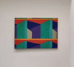 Yet A Disco -  Contemporary Powerful Figurative Oil Painting