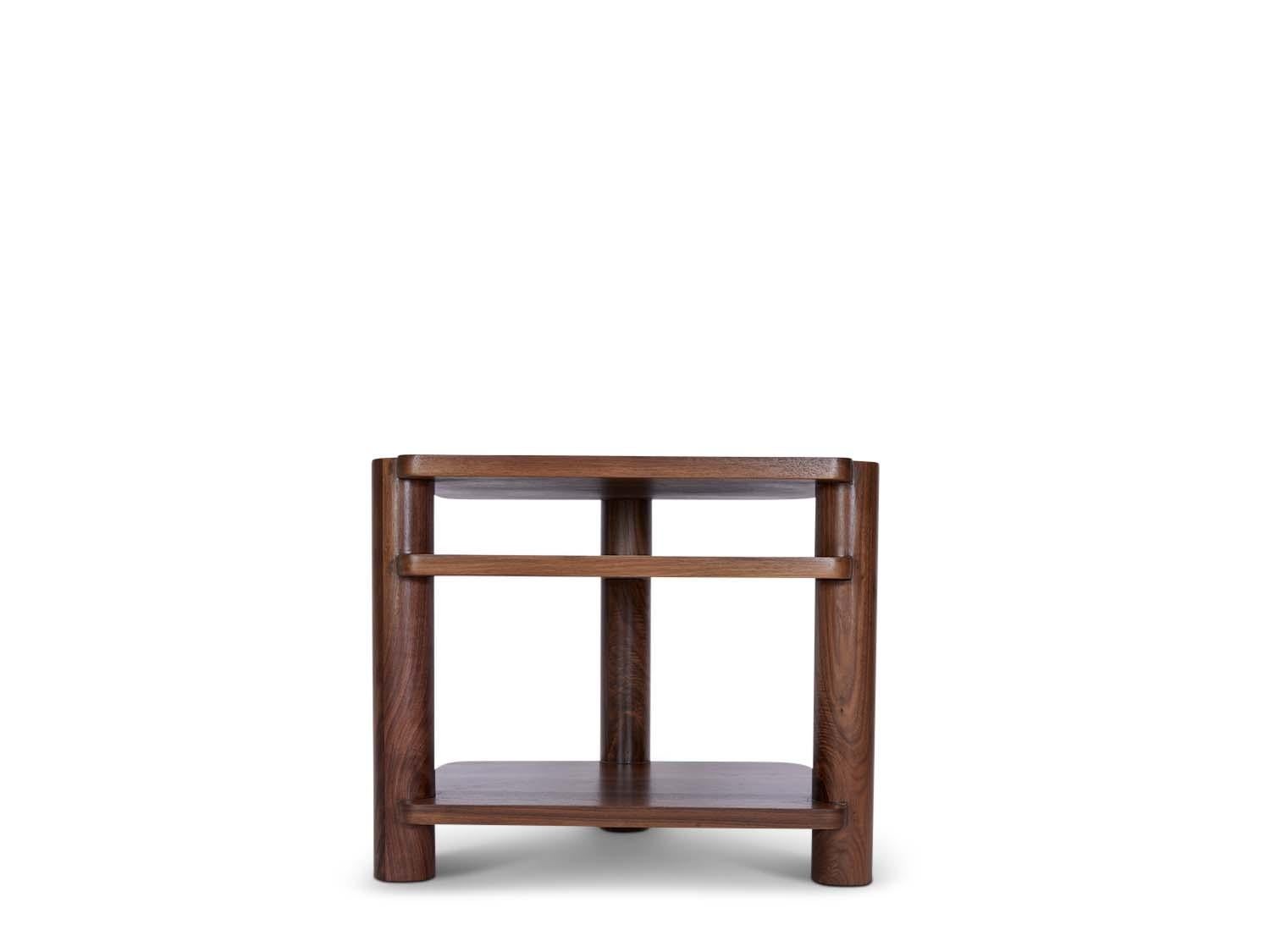 Mid-Century Modern Jalama End Table by Levi Christiansen x Lawson-Fenning, Large For Sale