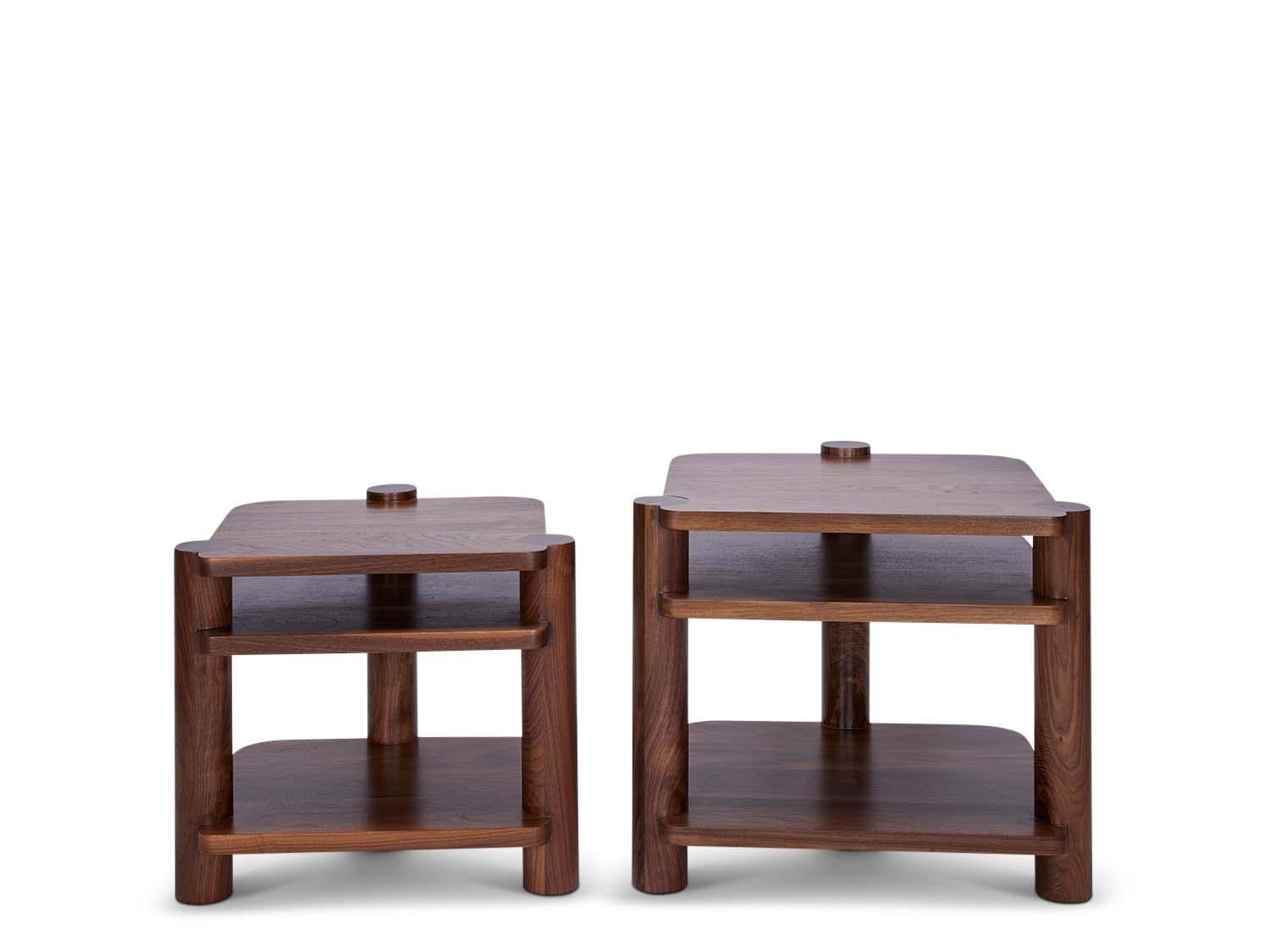 Contemporary Jalama End Table by Levi Christiansen x Lawson-Fenning, Large For Sale