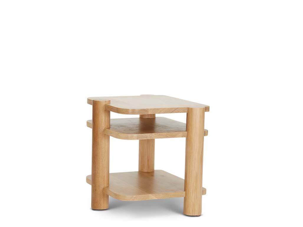 Mid-Century Modern Jalama End Table by Levi Christiansen x Lawson-Fenning, Small For Sale