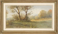 Stream by the Meadow, Mid 20th Century Landscape