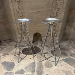 Jamaica Bar Stool Pepe Cortes for Amat-3 Aluminum Post-Modern