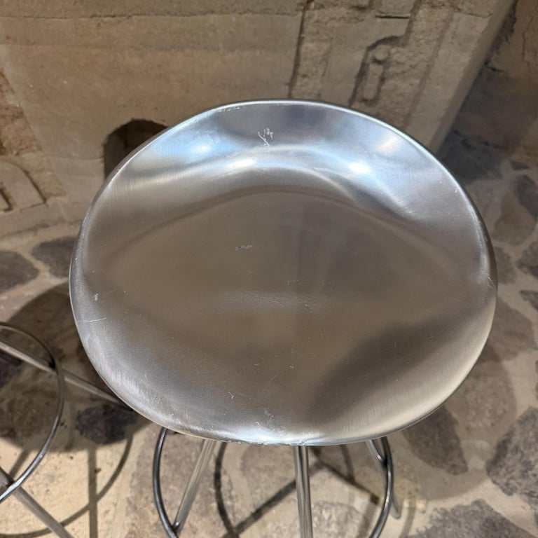 Jamaica Bar Stool Pepe Cortes for Amat-3 Aluminum Post-Modern For
