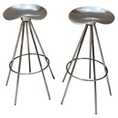 Jamaica Bar Stool Pepe Cortes for Amat-3 Aluminum Post-Modern