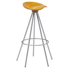 Jamaica Bar Stools by Pepe Cortés in Carved Beech