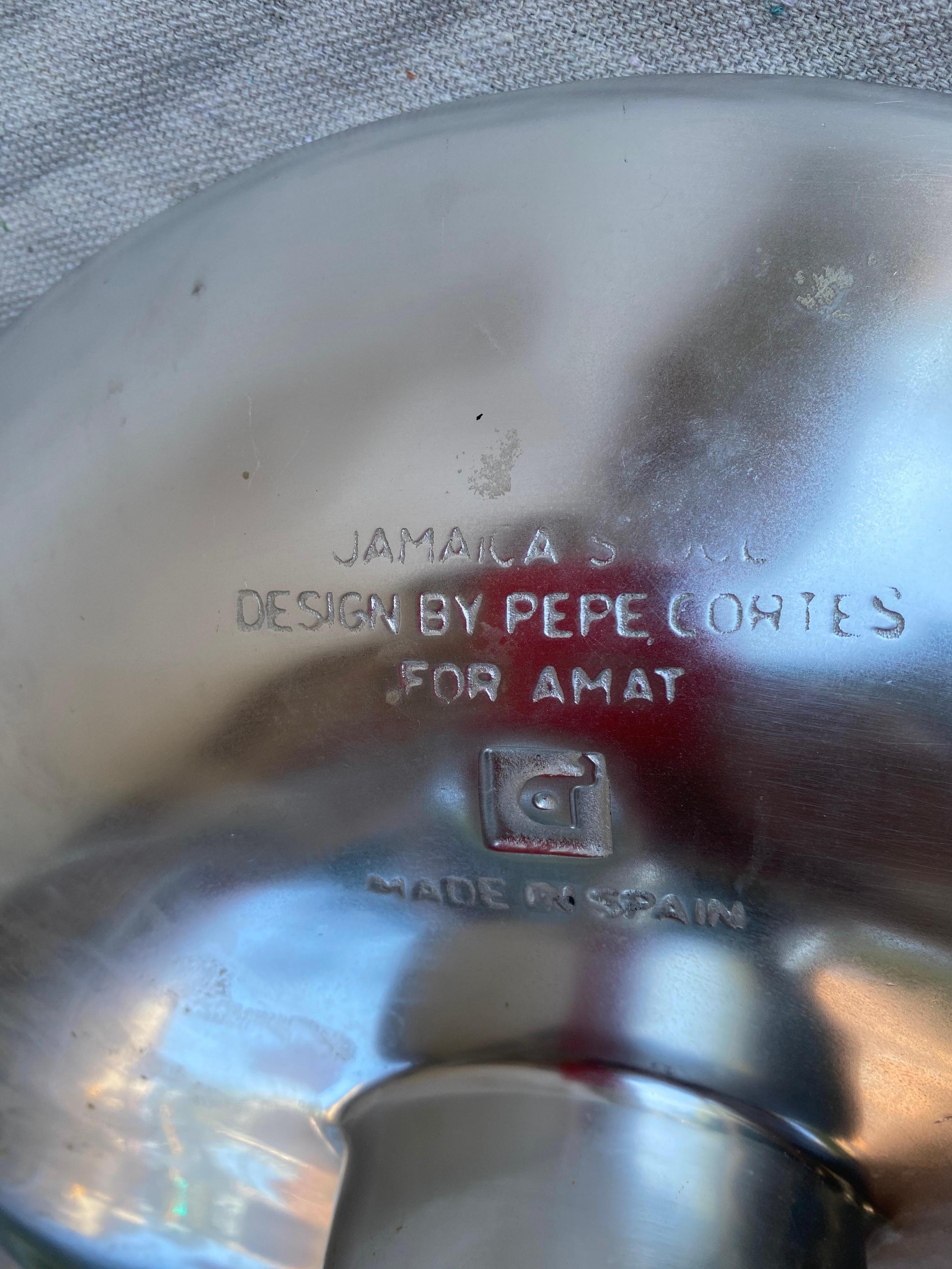 Jamaica Bar Stools Designed by Pepe Cortes for Amat In Good Condition In Philadelphia, PA