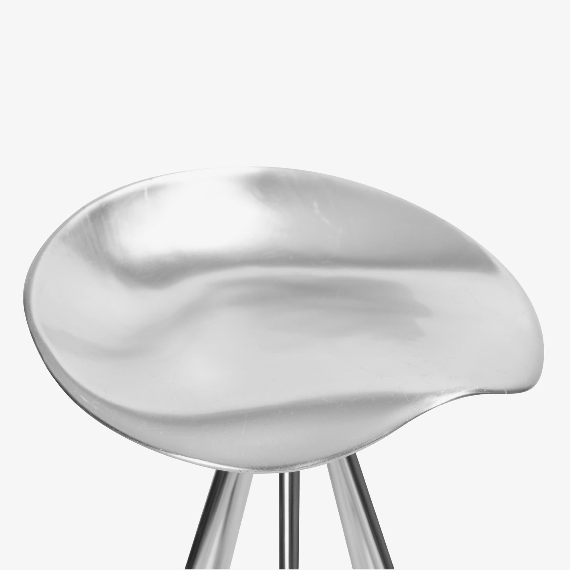 Jamaika Barhocker von Pepe Cortés für Amat-3 für Knoll, Paar (Aluminium) im Angebot