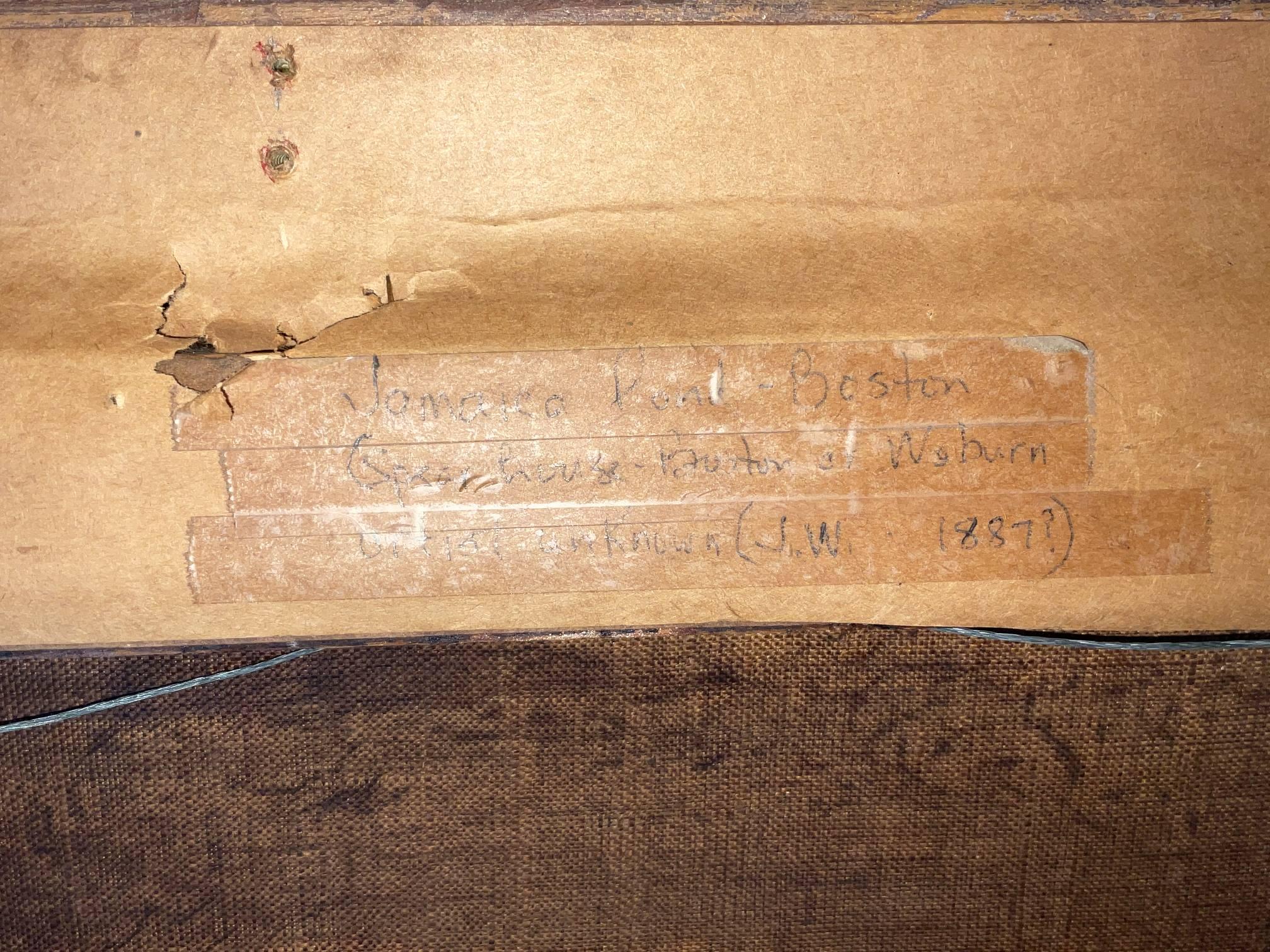 Metà XIX secolo Stagno della Giamaica dipinto da Josiah Wolcott 24NV193 in vendita