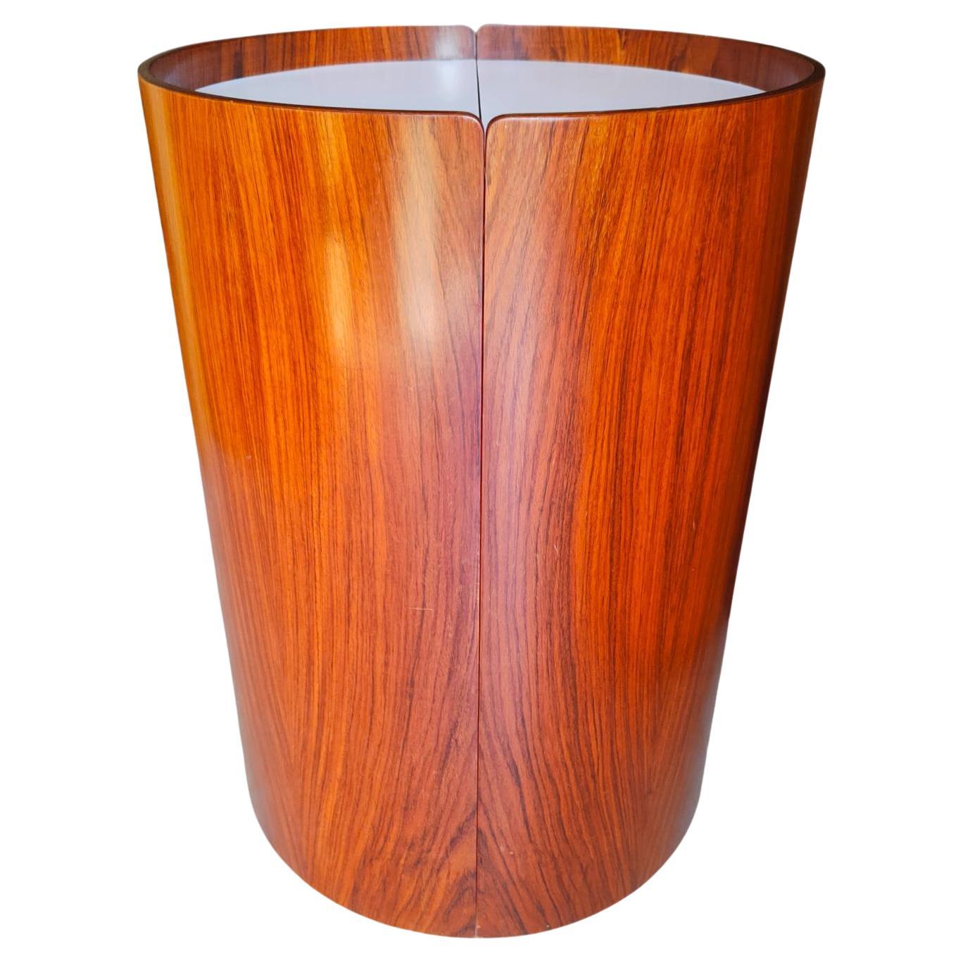 Jamaica Bar Portátil Diseño Eugenio Gerli para Tecno Carrito de Bar Estilo 1965