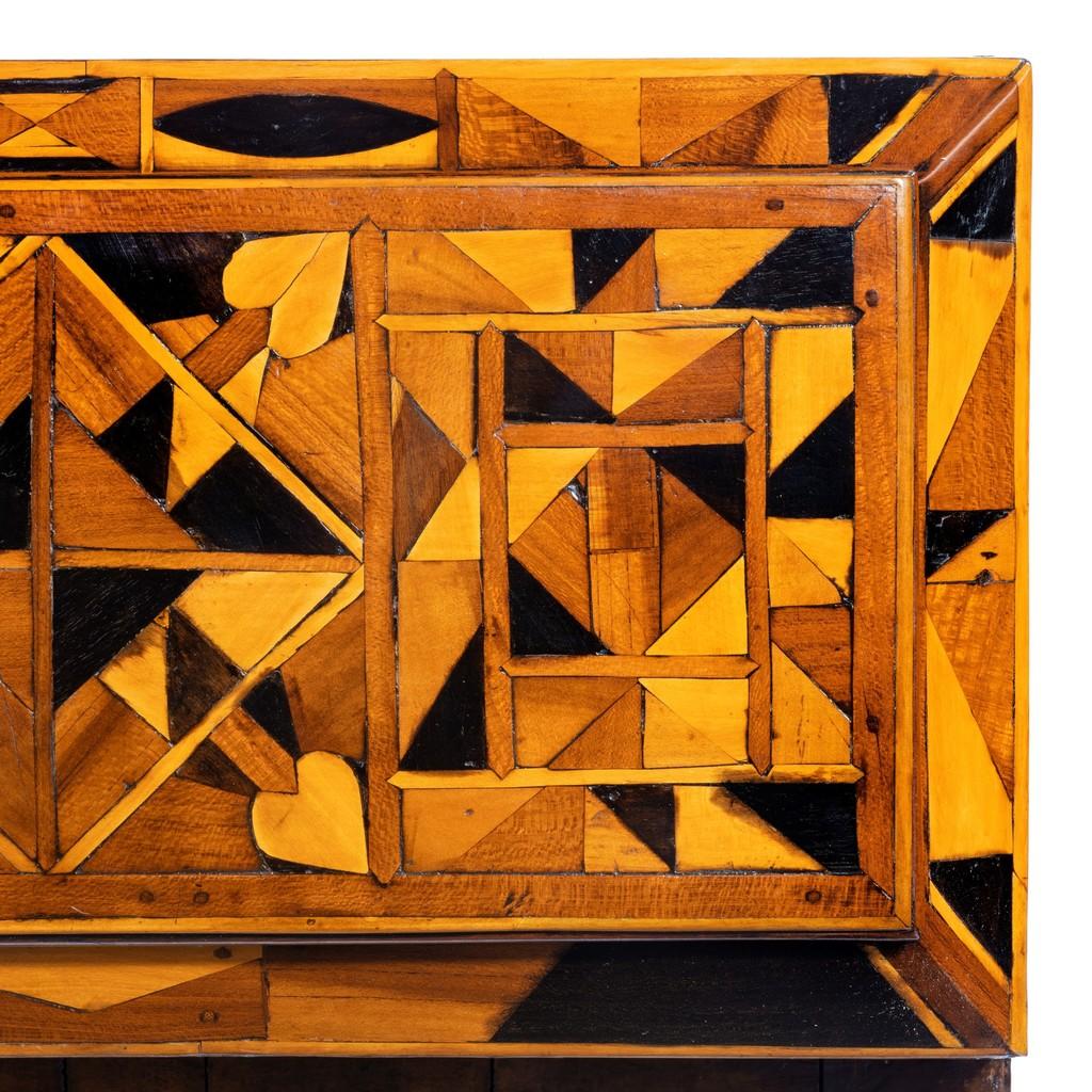 Jamaican Marquetry Tea Caddy in Caribbean Woods by Ralph Turnbull 1