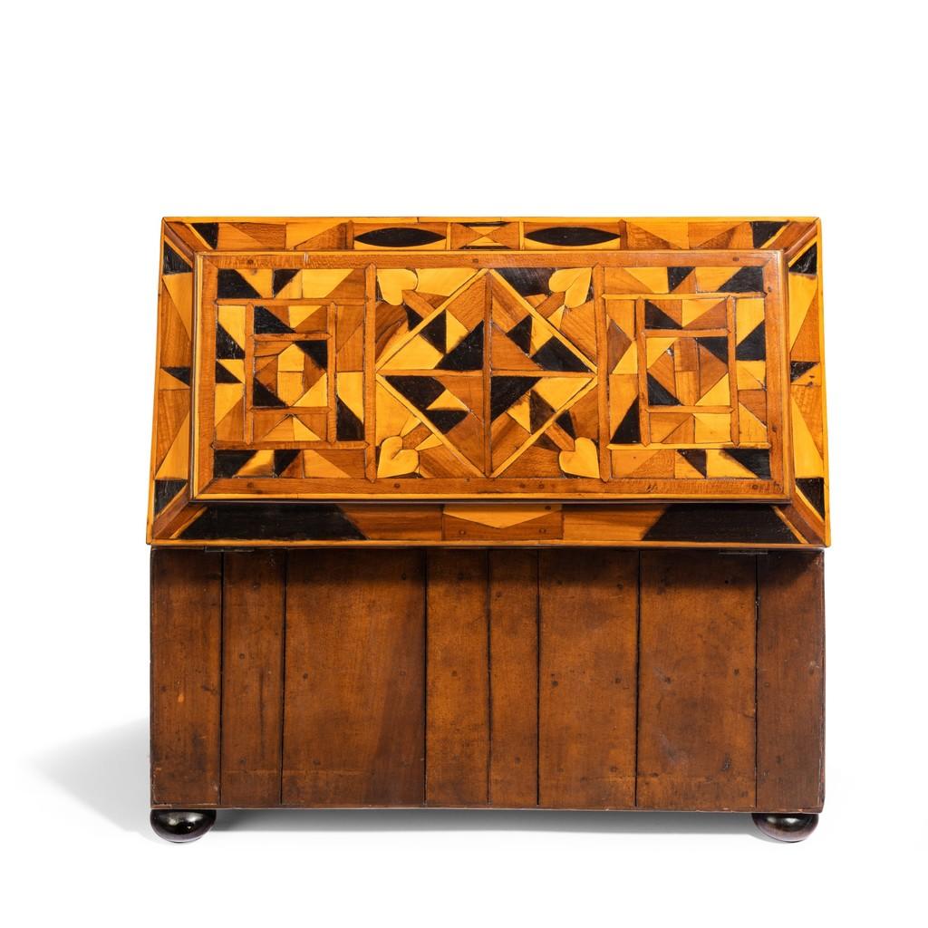 Jamaican Marquetry Tea Caddy in Caribbean Woods by Ralph Turnbull 2