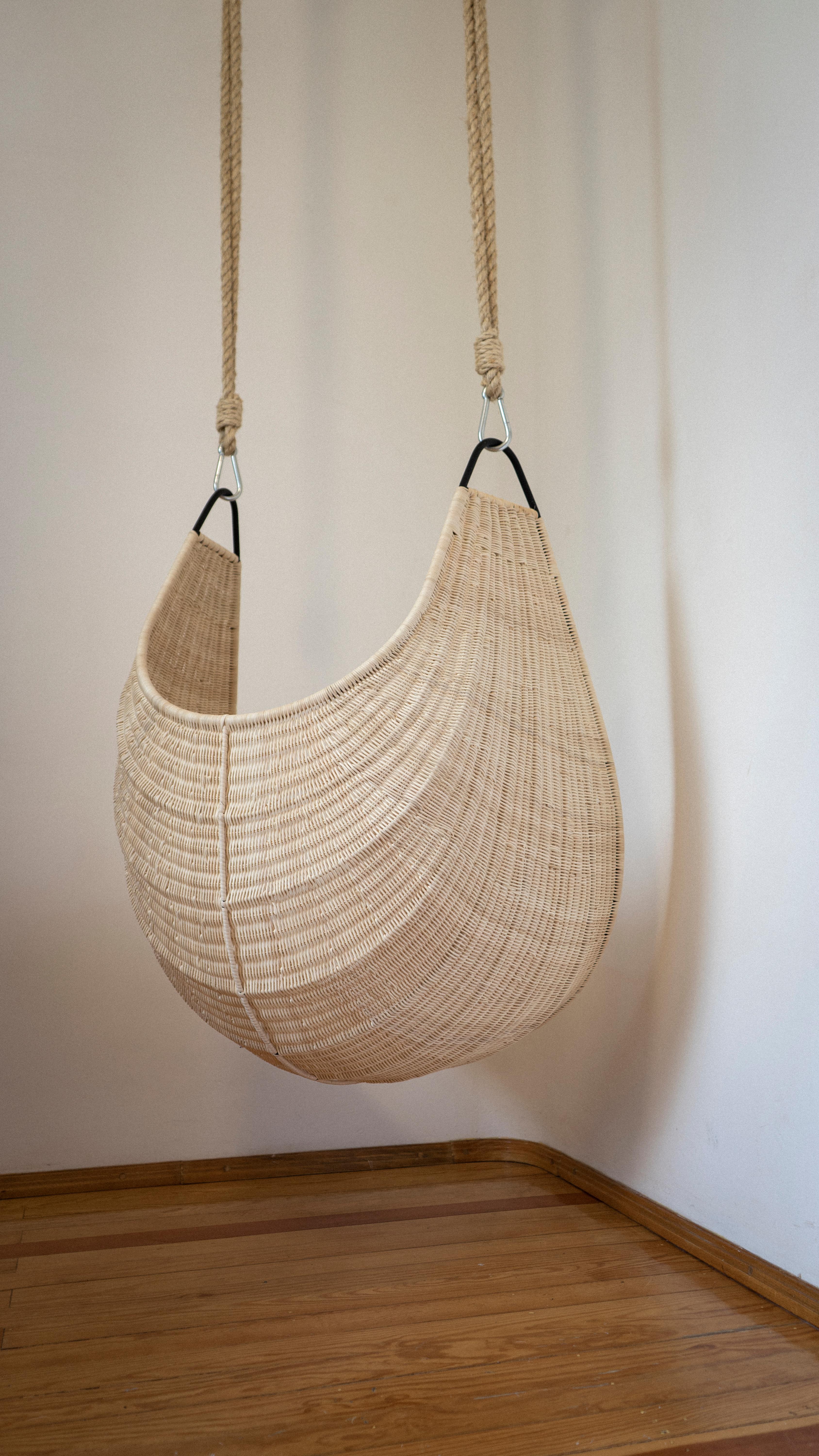 Jamapa Silla Colgante - Interior Natural by Balsa - Actualmente en stock Tejido a mano en venta