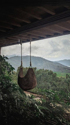 Jamapa Hanging Chair · Outdoors Toasted/ Horchata Beige Cushion. By Balsa