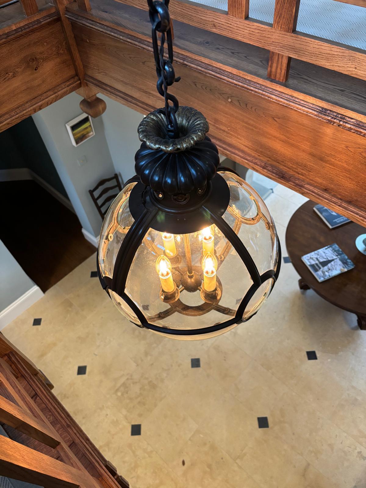 Jamb Small Convex Globe Lantern In Excellent Condition In Kettering, GB