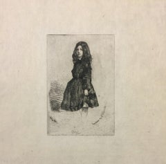 Antique Annie - Etching by James Whistler