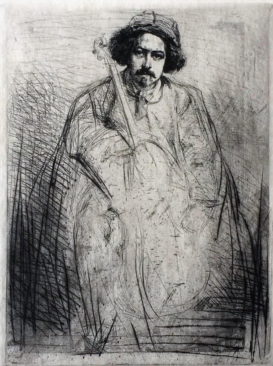 James Abbott McNeill Whistler Figurative Print - Becquet