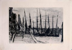 Billingsgate - gravure de James Whistler - 1859