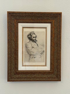 "C.L. Drouet, Sculptor" by Whistler