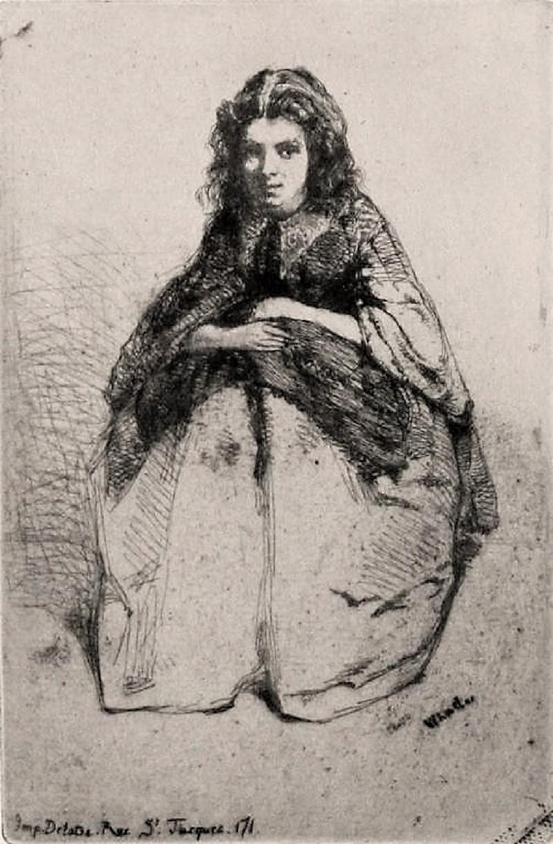 Fumette - Print by James Abbott McNeill Whistler