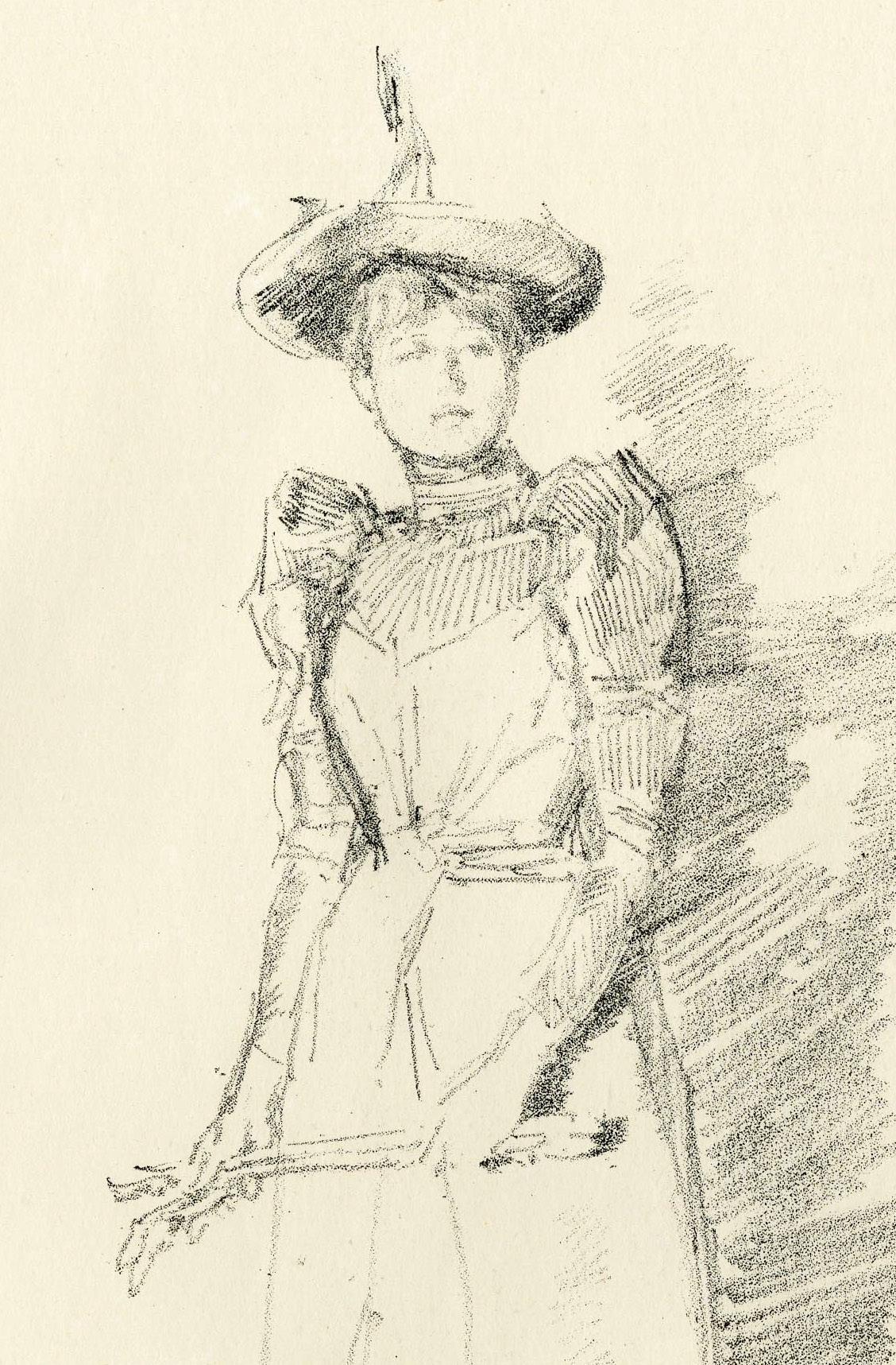 Gants de Suede - Aesthetic Movement Print by James Abbott McNeill Whistler