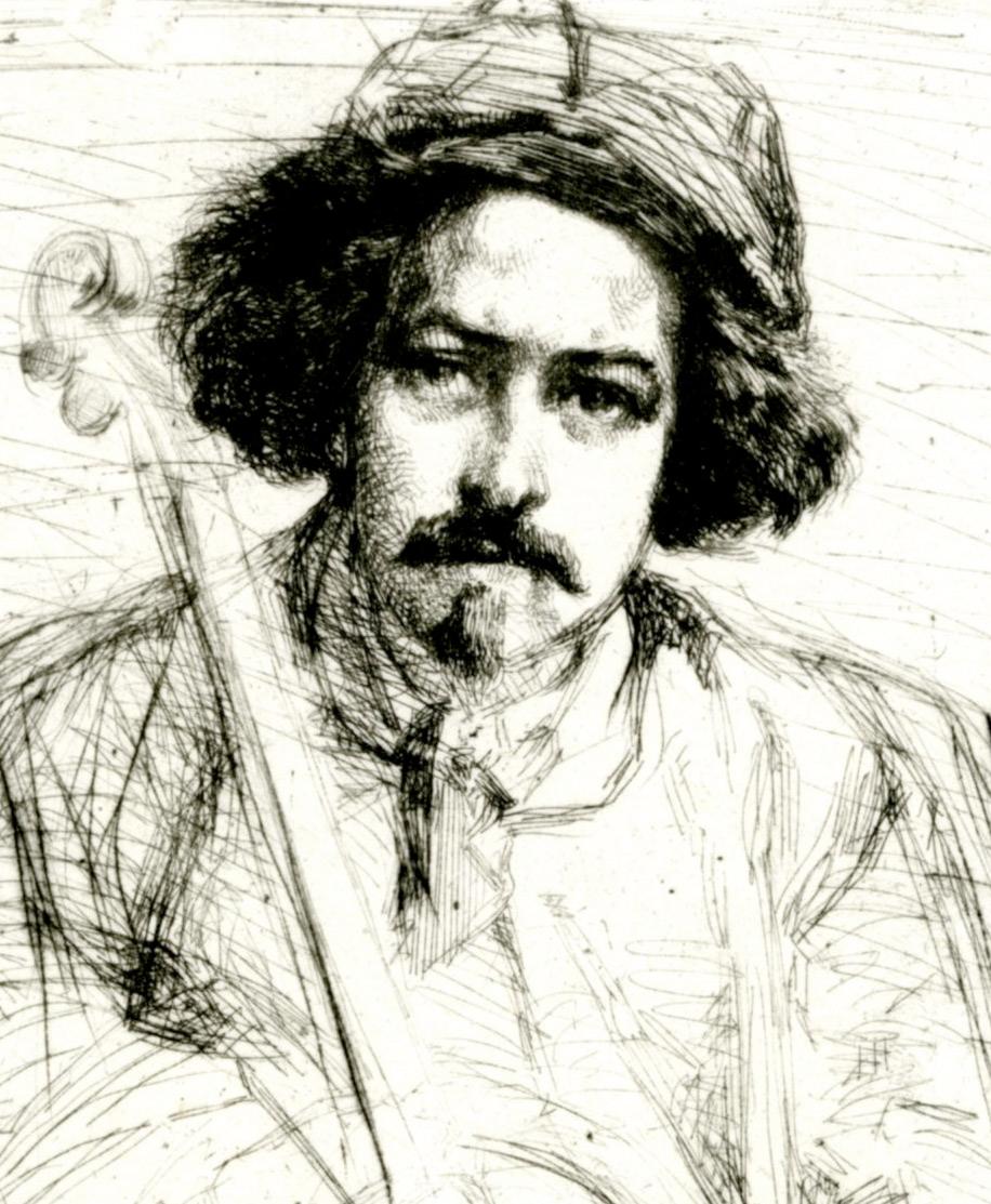 J. Becquet, Bildhauer – Print von James Abbott McNeill Whistler