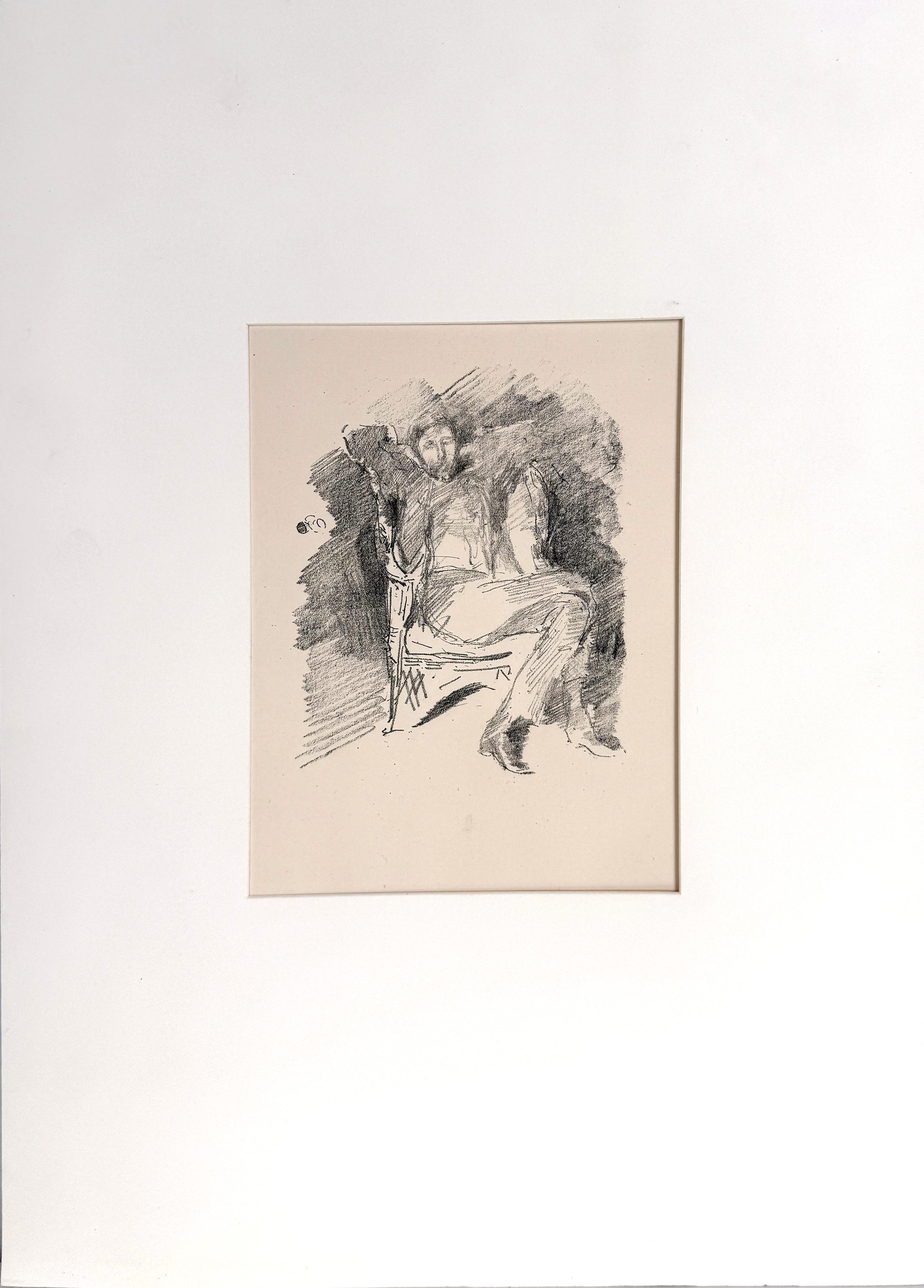 James Abbott McNeill Whistler: Firelight: Joseph Pennell, No.1 For Sale 1